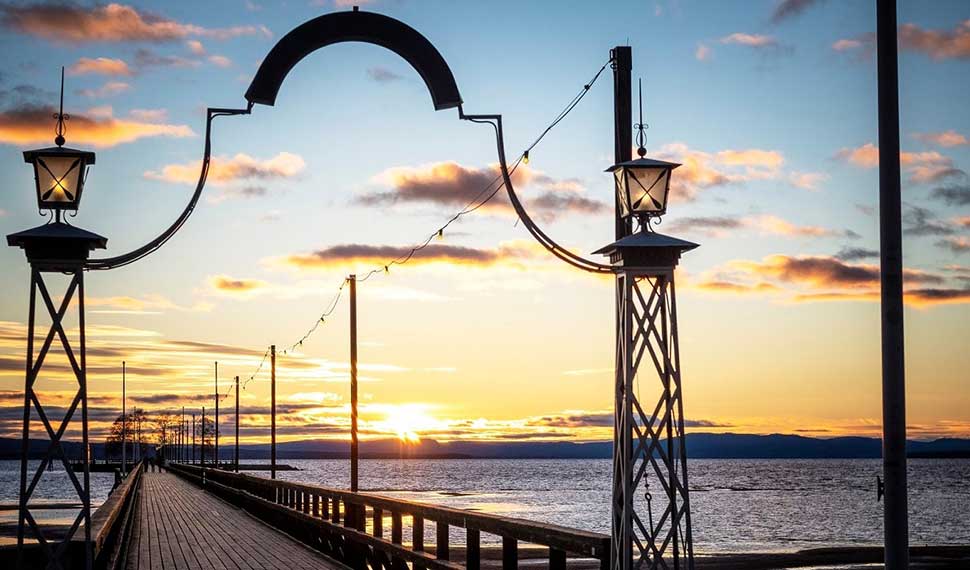 Långbrygga i Rättvik