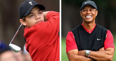 Tiger Woods är stolt över sin son Charlie Woods